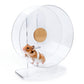 Niteangel Silent Hamster Exercise Wheel: Dual-Bearing Quiet Spinning Acrylic Hamster Running Wheel for Dwarf Hamster Gerbils Mice Degus Or Other Small Animals