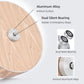 Niteangel Silent Hamster Exercise Wheel: Dual-Bearing Quiet Spinning Acrylic Hamster Running Wheel for Dwarf Hamster Gerbils Mice Degus Or Other Small Animals