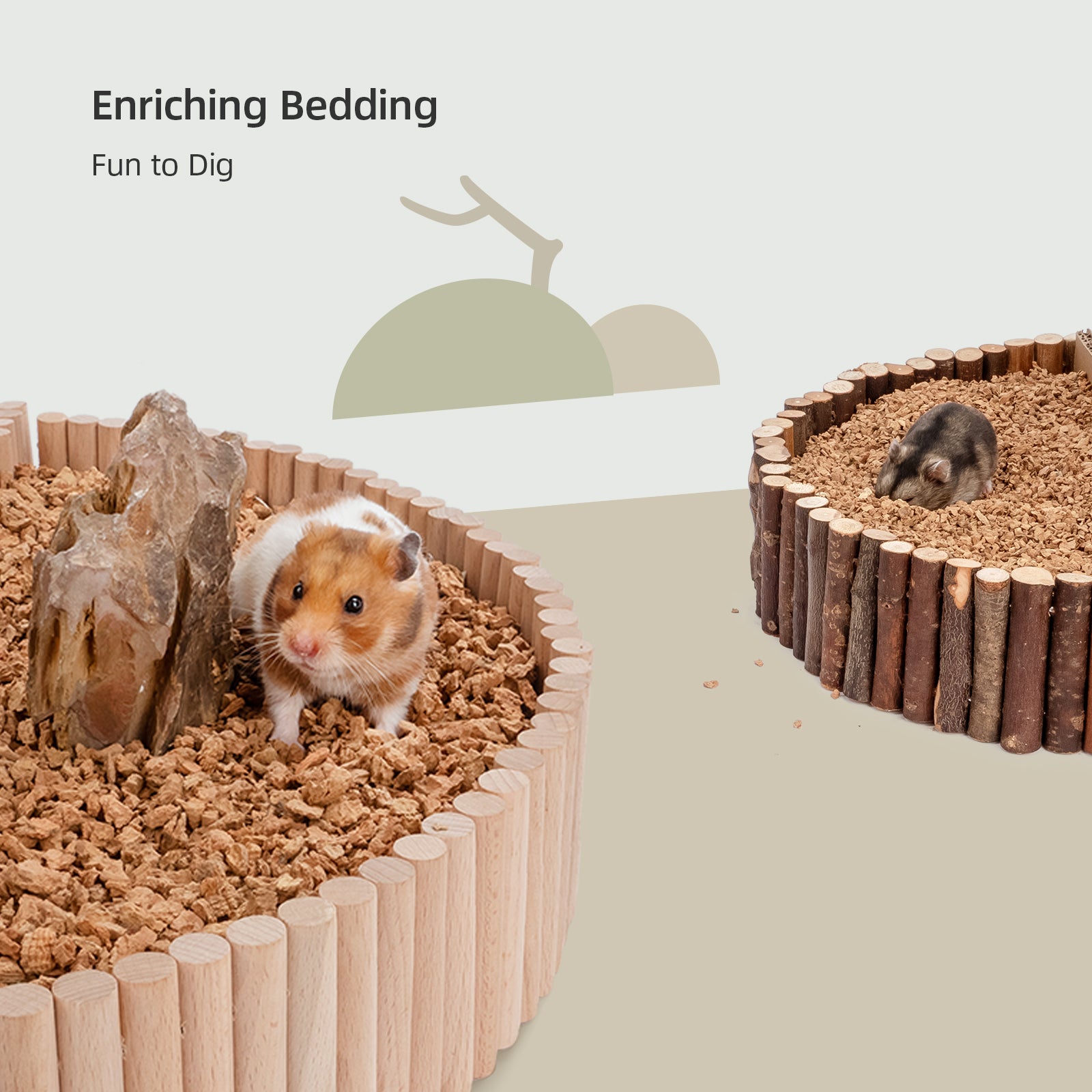 Diy bedding outlet for hamsters