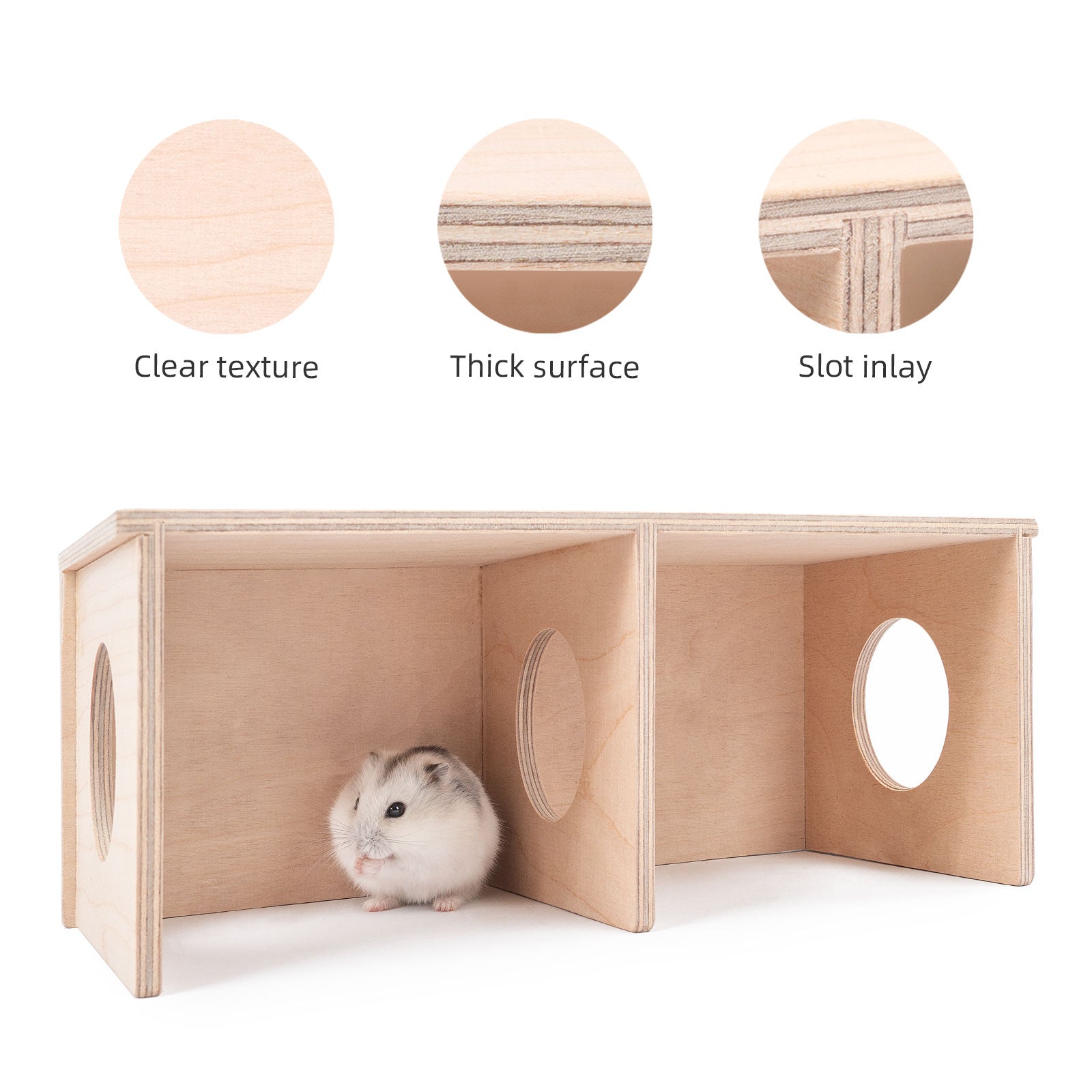 Niteangel large store wooden hamster cage